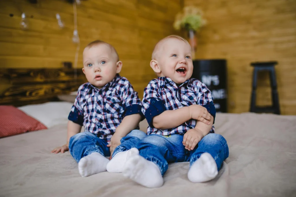 Cute and Funny First Birthday Messages for Twins